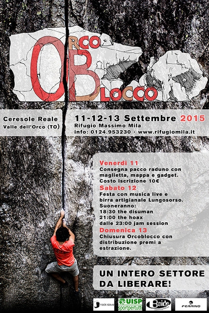 Valle dell'Orco boulder - Dal 11 al 13 settembre va in scena l'Orco Blocco, il raduno boulder a Ceresole Reale, in Valle dell'Orco (TO).