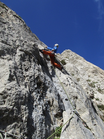 Heroes on Pizzo Campana, new rock climb in Sicily