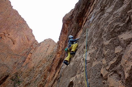 Taghia, nuova via d'arrampicata in Marocco