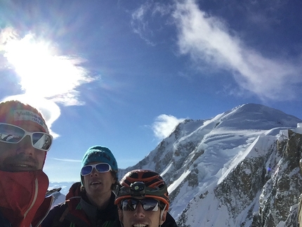 Kuffner Ridge - Thomas Scalise Meynet, Luca Rolli and Samuele (Kuffner Ridge - Mont Blanc)