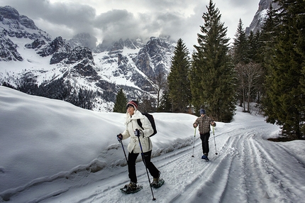 Rifugi in Trentino d'inverno - Camminare verso i rifugi in Trentino in inverno