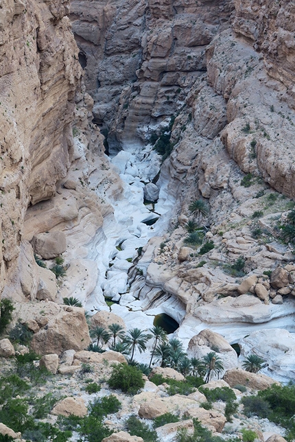 Oman arrampicata sportiva Arnaud Petit, Read Macadam, Alex Ruscior - Valley of Giants, la Valle dei Giganti, Oman
