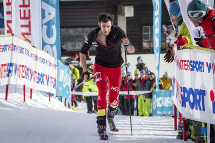 Coppa del Mondo di scialpinismo 2016, Les Marécottes, Svizzera - Campionato Europeo di Scialpinismo, gara Vertical 06/02/2016: Kilian Jornet Burgada