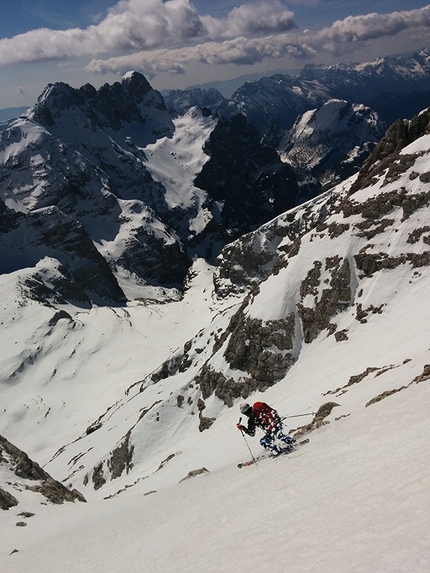 Sci Ripido e Scialpinismo. I 3000 delle Dolomiti - Prima discesa della Cima de Toni