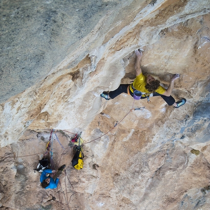 Sport climbing at Leonidio, new multi-pitch climb in Greece