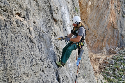 Kalymnos sports climbing rebolting project completed in Greece