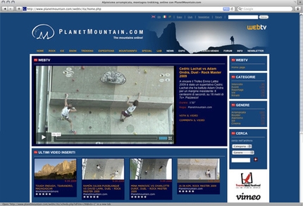 PlanetmountainTV goes online with the Arco Rock Master videos