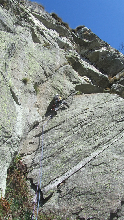 Parete del Silenzio, nuove vie d'arrampicata in Valle del Lys