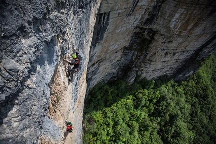 Angelo Mio, new rock climb in Val Gadena