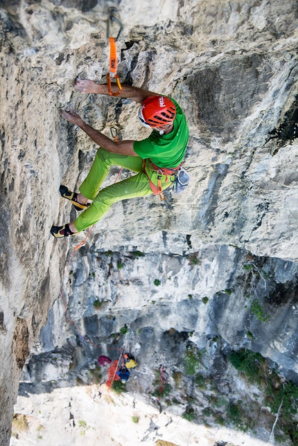Horror Vacui, new multi-pitch rock climb up Monte Cimo by Rolando Larcher