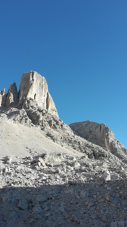 Civetta Pelmo Dolomiti, Lerri Torresan - CivElmo 16/07/2016: Torri parete sud del Civetta, verso il Coldai dal Tivan