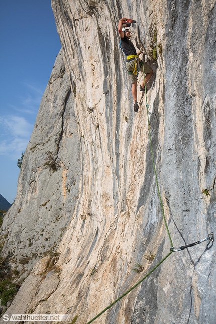 Drill & Chill Climbing and Highlining Festival, Bosnia and Herzegovina - During the Drill & Chill Climbing and Highlining Festival 2015 at Tijesno Canyon in Bosnia and Herzegovina