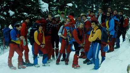 Scuola Nazionale di Alpinismo “E. Comici” della Società Alpina delle Giulie - 1° Corso di arrampicata su cascate di ghiaccio Sappada 1981