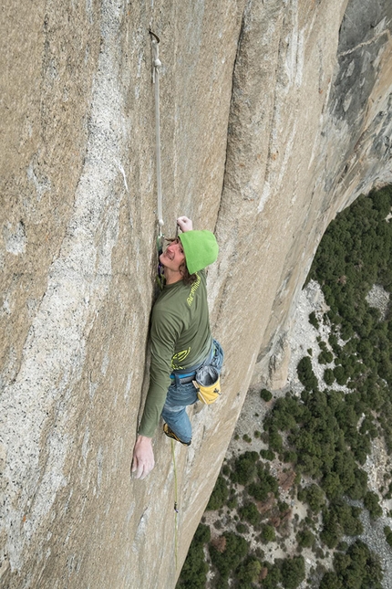 Adam Ondra, Dawn Wall, El Capitan, Yosemite - Adam Ondra sale la Dawn Wall, El Capitan, Yosemite