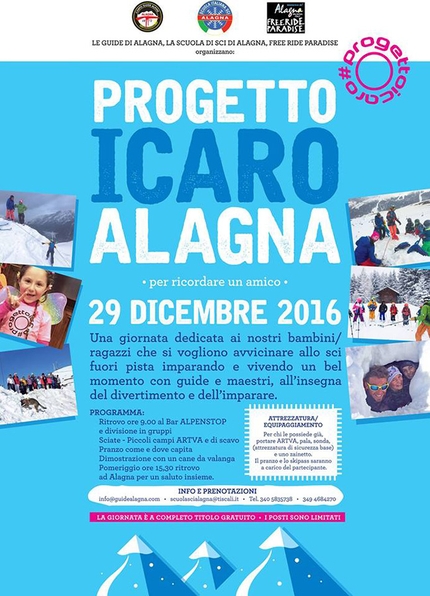 Progetto Icaro: ad Alagna la prima tappa dell’inverno 2016/2017