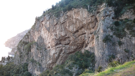 Positano Brigante Mirabella - rock climbing on the Amalfi coast