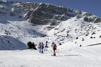 Coppa del Mondo di scialpinismo 2017 - Durante la terza tappa della Coppa del Mondo di scialpinismo 2017 a Erzincan in Turchia. Gara Individuale