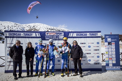Coppa del Mondo di scialpinismo 2017 - Durante la terza tappa della Coppa del Mondo di scialpinismo 2017 a Erzincan in Turchia. Gara Individuale