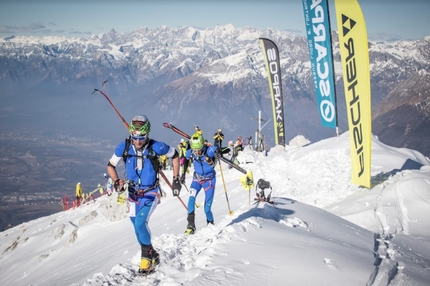 Transcavallo, Scialpinismo - Matteo Eydallin & Damiano Lenzi e Brigit Stuffer & Corinna Ghirardi vincono la 34° edizione della gara di scialpinismo Transcavallo