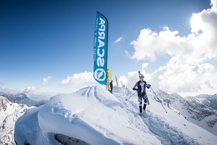Transcavallo, Scialpinismo - Durante la 34° gara di scialpinismo Transcavallo