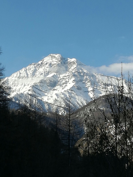 Adriano Trombetta - Monte Chaberton, in alta Valle di Susa al confine tra Italia e Francia.