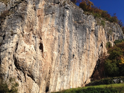 Nomesino, Val di Gresta, Arco - The beautiful crag Nomesino in Val di Gresta, Arco, Italy