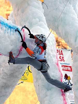 Ice climbing - Harry Berger all'Ice Master World Cup Valle di Daone 2006
