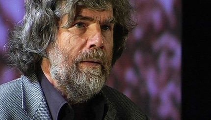 Reinhold Messner ricorda il passaggio Messner sul Sass dla Crusc in Dolomiti
