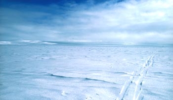 Islanda, ghiacciaio Vatnajokull - La prima traversata invernale solitaria del ghiacciaio Vatnajokull da Nord (Kverkjokull) a Sud (Skaftafellsjokull). 