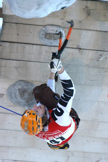 Ice Master Daone 2010 - Markus Bendler, vincitore a Daone della seconda tappa della Ice World Cup 2010