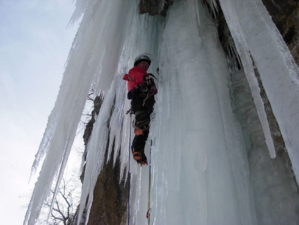 Zero 70, new icefall in Valle di Champorcher, Italy