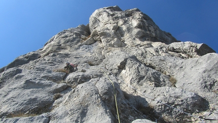 Valle del Sarca, due nuove vie d'arrampicata alla Torre Grigia del Brento