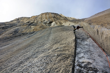 Silvan Schüpbach e Dimitri Vogt ripetono la Muir Wall su El Capitan