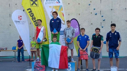 Coppa Europa Giovanile Lead: oro per Filip Schenk, bronzo per Stefano Carnati in Austria