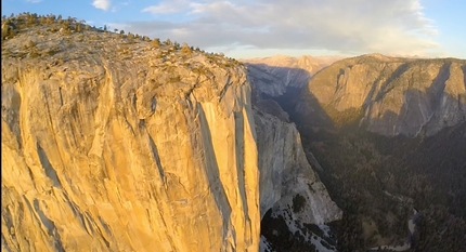 La bellezza della Yosemite Valley dall'alto