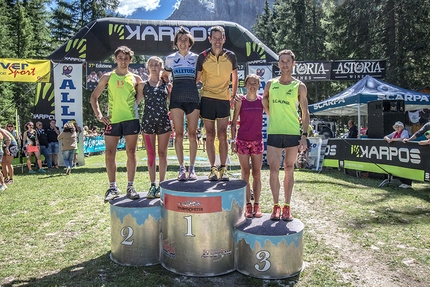 Transcivetta Karpos 2017, Civetta, Dolomiti - Transcivetta Karpos: podio misto