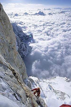 Jannu Diretta Russa - Jannu 7710m, parete N, Diretta Russa, aprile/maggio 2004,11 alpinisti, capo spedizione Alexander Odintsov