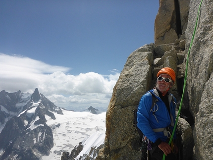 Corso aspiranti guida alpina 2017 - 2018 - Durante il corso aspiranti guida alpina 2017 – 2018 tenutosi in Valle dell'Orco e Chamonix dal 3 - 12 luglio 2017