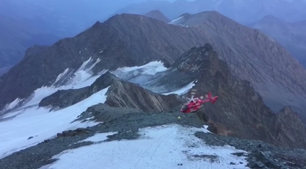 Großglockner rescue helicopter crash and miracle escape caught on camera
