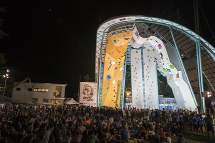 Rock Master Arco, Lead World Cup 2017 - The Arco Climbing Stadium during the Rock Master Duel 2017