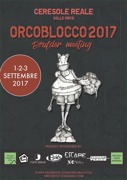 Valle dell'Orco, arrampicata boulder, Orco Blocco - Dal 1 al 3 settembre 2017 va in scena l'Orco Blocco, il raduno boulder a Ceresole Reale, in Valle dell'Orco (TO).