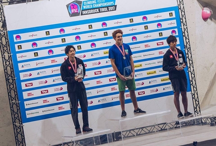 Filip Schenk and Ashima Shiraishi new Youth A Boulder World Champions