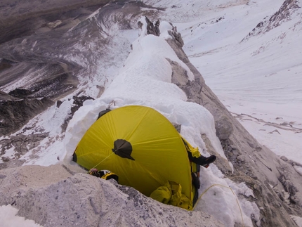 Shivling, Shiva’s Ice, Simon Gietl, Vittorio Messini - Shivling Shiva’s Ice: Camp 2 at 5500m