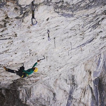 Angelika Rainer, Jeff Mercier climb Dolomites dry tooling testpiece