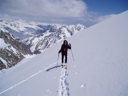 Scialpinismo Adamello - Calotta - Sotto la cima