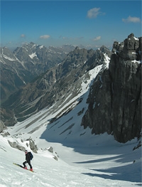 Scialpinismo in Tirolo, Austria  - Scialpinismo in Tirolo, Austria: Gschnitzer Tribulaun (2945 m)