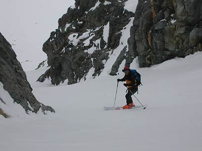 Val Senales scialpinismo - Scialpinismo in Val Senales: Il Canale di Discesa da Punta Saldura