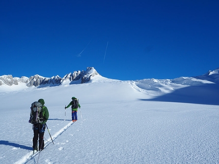 L'attraversamento invernale delle Alpi (MonteRosa edizioni) - Verso il colle dell' Undri Triftlimi