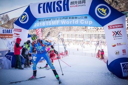 Ski mountaineering World Cup 2018 - Sprint wins the Sprint during the first stage of the Ski mountaineering World Cup 2018 at Wanlong in China