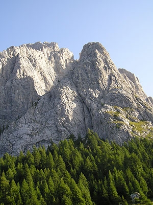 Alpi Carniche, arrampicate classiche e moderne - Alpi Carniche: Torre Peralba, Via dei Camini